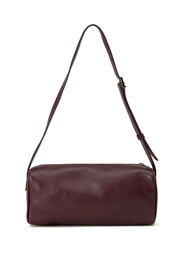Beymen Club Burgundy Women's Leather Bag - 3