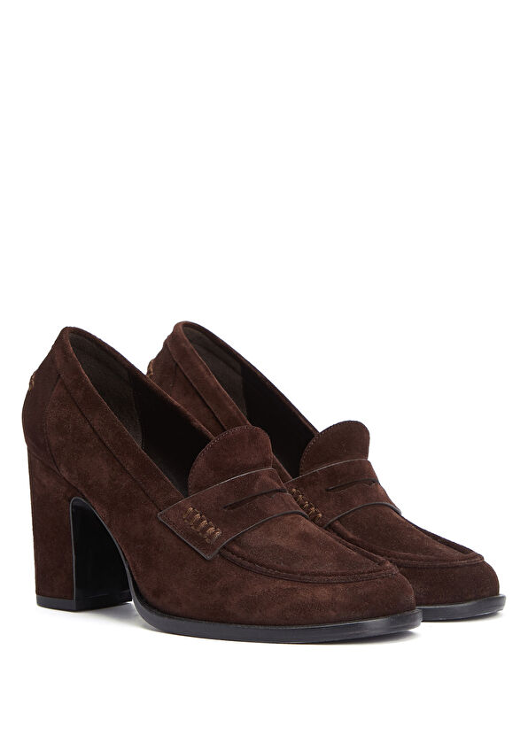 Beymen Club Brown Suede Heels - 2