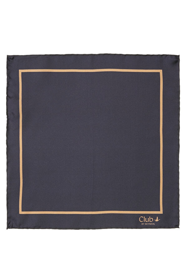 Beymen Club Lacivert İpek Poşet Mendil - 1