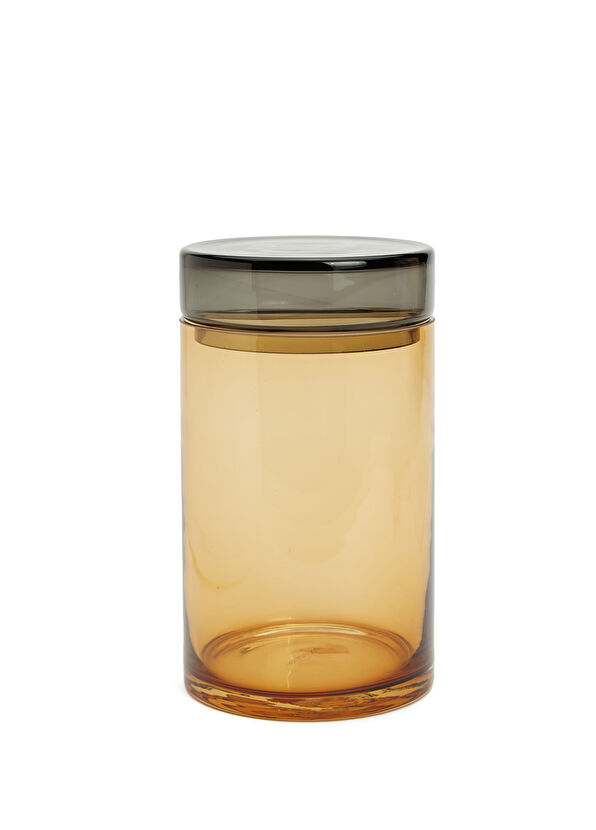 Pols Potten M Yellow Glass Jar - 1