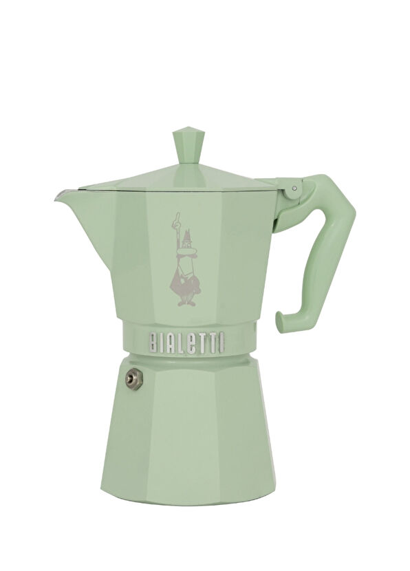 Bialetti Express Exclusive Yeşil 6 Cup Moka Pot - 1