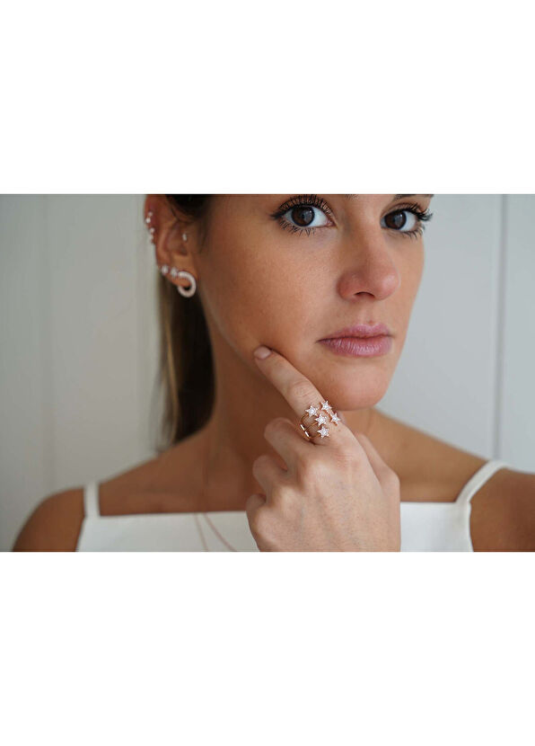 Reis Kuyumculuk Felix Star 14 Ayar Sarı Altın Kadın Yüzük - 3