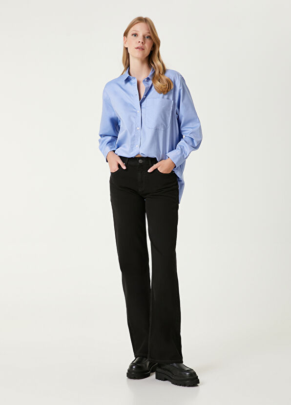 Beymen Club Black Wide Leg Jeans - 1