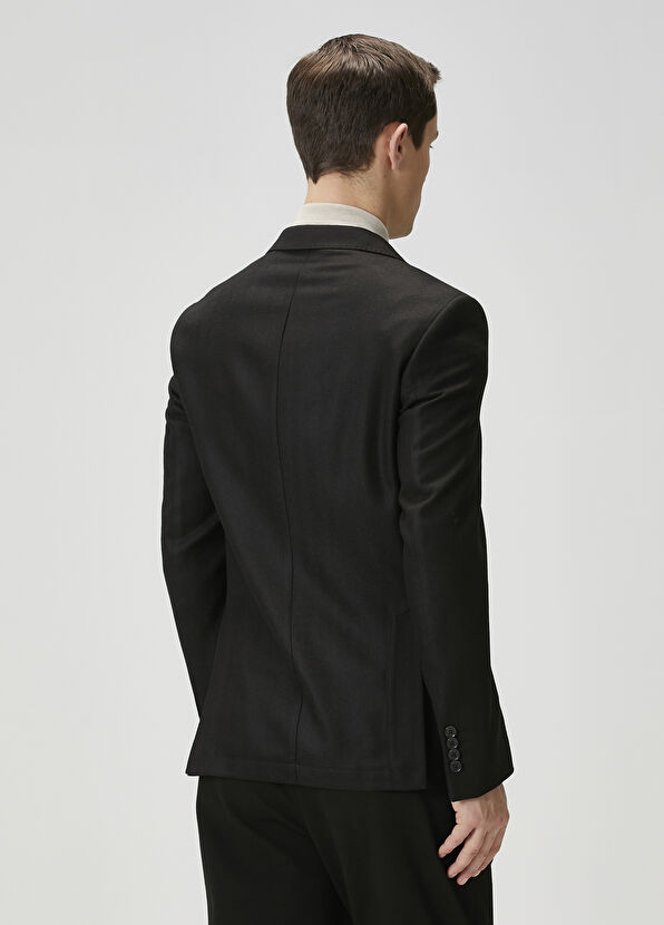 Beymen Club Siyah Yün Ceket - 4