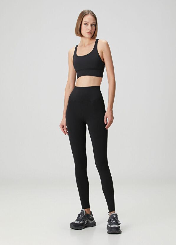 Align High Rise Siyah Tayt 28" - Görsel 2