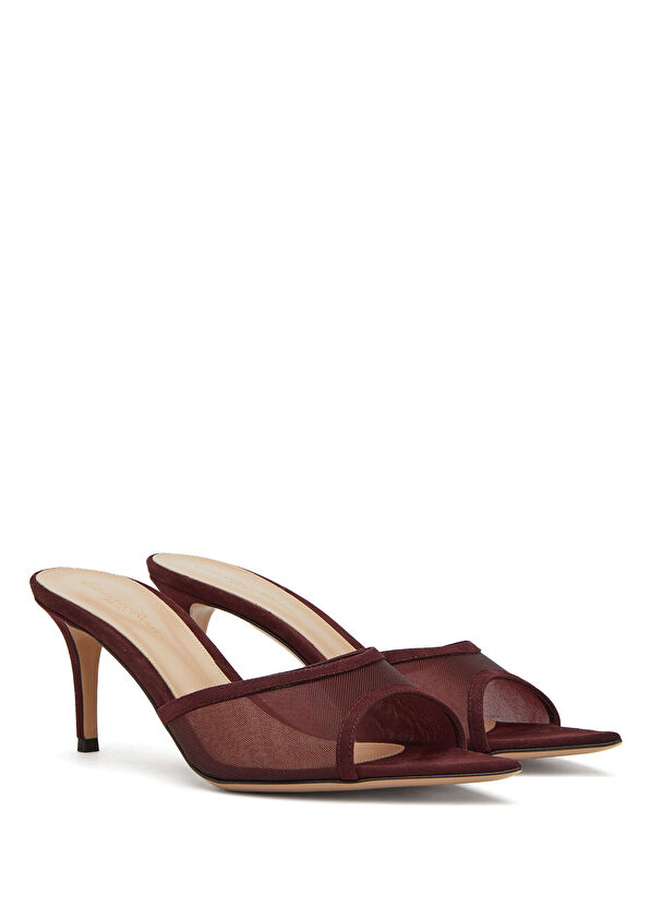 Bordo Kadın Terlik - Görsel 3