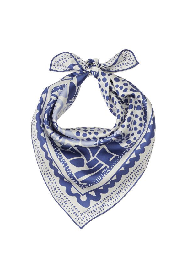 Beymen Club Mavi 50x50 cm İpek Eşarp - 1