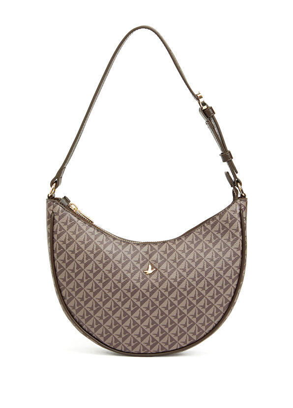 Beymen Club Luna Kahverengi Monogram Kadın Çanta - 1