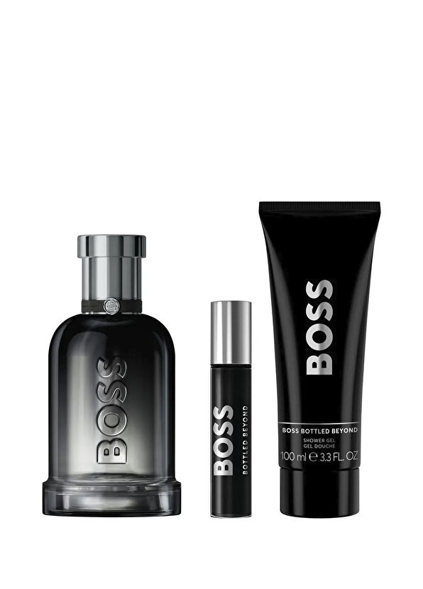 Hugo Boss Bottled Beyond EDP 100 ml Parfüm + 10 ml Seyahat Boy Parfüm + 100 ml Duş Jeli Erkek Parfüm Seti - 2