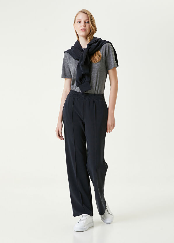 Beymen Club Siyah Bol Paça Eşofman Altı - 1