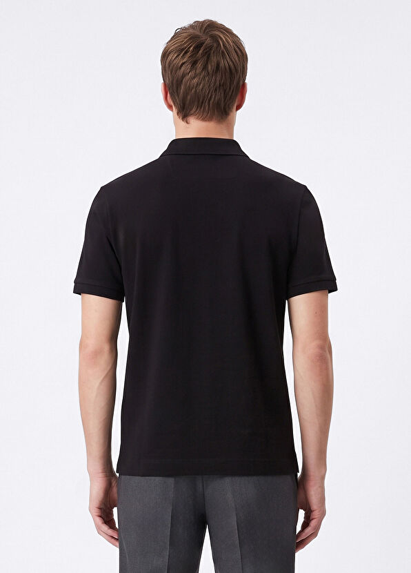 Beymen Club Black Interlock Piqué Polo Shirt - 4