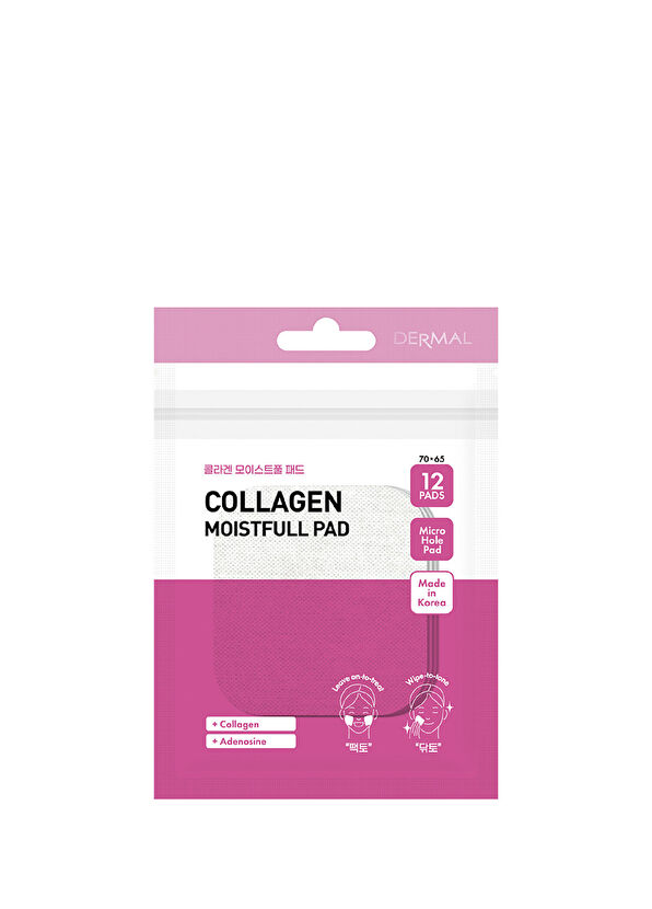 Dermal Kolajen Moistfull Pad Elastikiyet Artırıcı Tonik Pad 12 Adet - 1