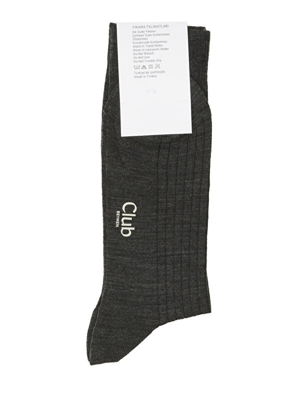 Beymen Club Antarsit Logo Jakarlı Erkek Yün Çorap - 2