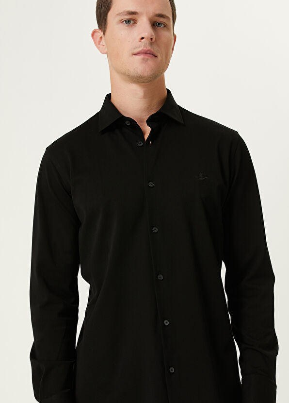 Beymen Club Black Logo Detailed Shirt - 2