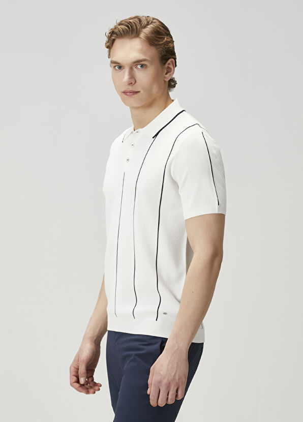 Beymen Club Off-White Polo Neck Knitwear - 4