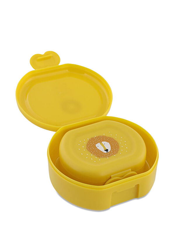 Trixie Mr. Lion Yellow Kids 2-Piece Clip-On Snack Box - 2