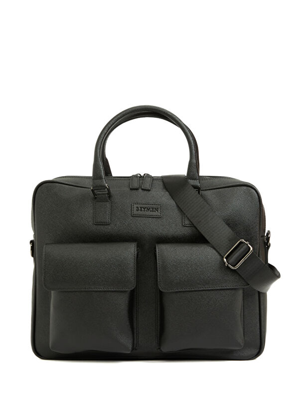 Siyah Erkek Laptop Çantası - Görsel 3