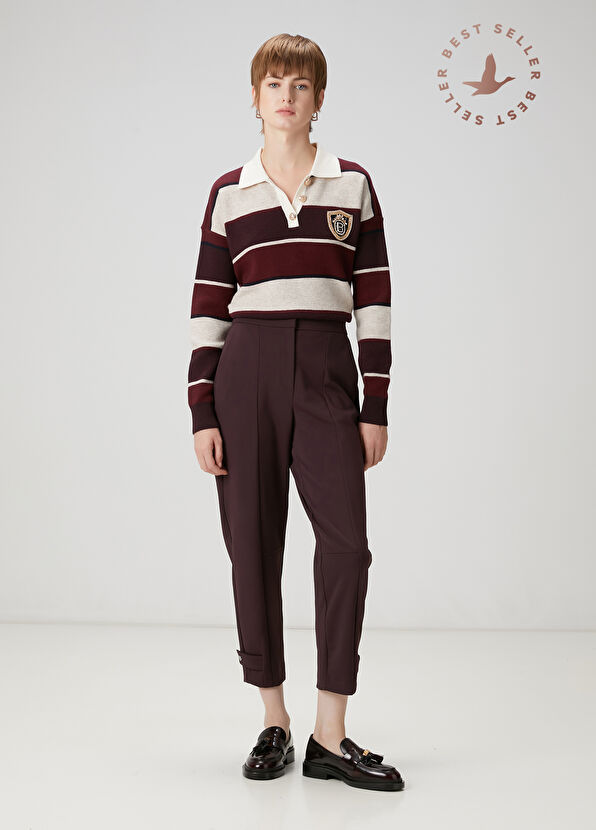 Beymen Club Burgundy Scuba Jogger Pants - 1