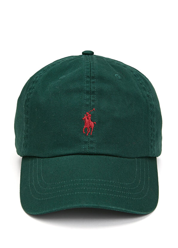 Koyu Yeşil Logolu Erkek Şapka - Görsel 3