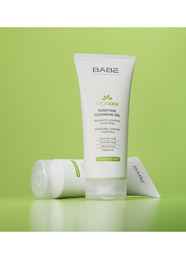 Babe Laboratorios Stop Akn Purifying Cleansing Gel Arındırıcı Yüz Temizleme Jeli 100 ml - 2