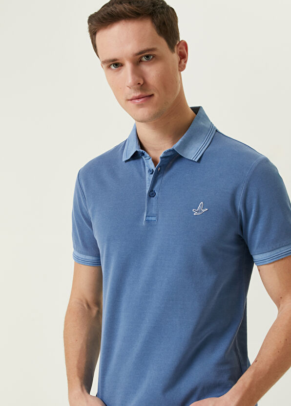 Beymen Club Slim Fit Mavi Polo Yaka T-shirt - 2