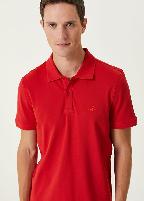 Beymen Club Red Polo Neck T-Shirt - 2