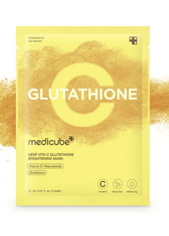 Medicube Deep Vita C Glutathione Brightening Mask Parlaklık Veren Yüz Maskesi 27 ml - 2