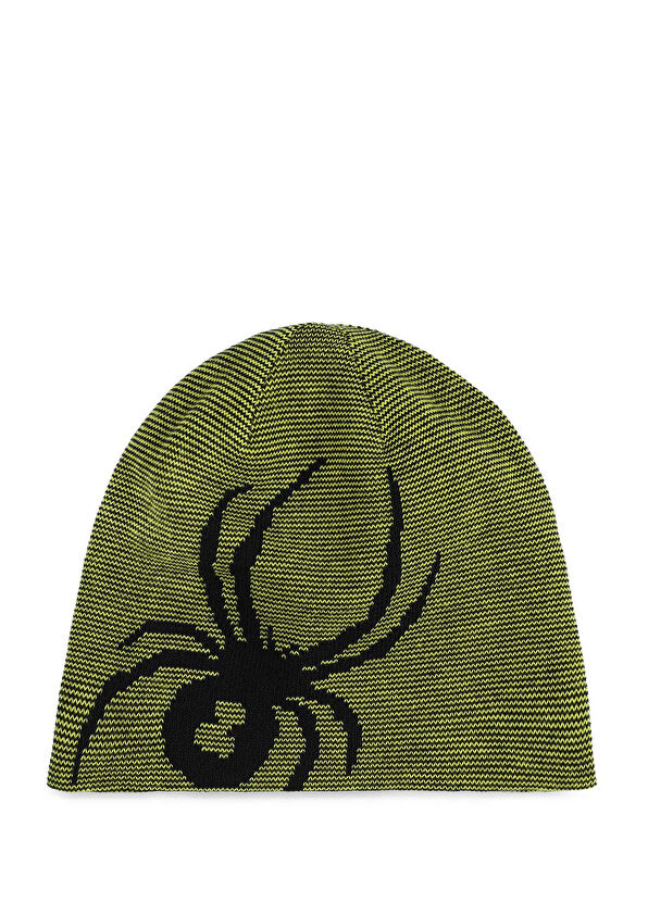 Spyder Reversible Bug Reversible Yellow Boys' Beanie - 2