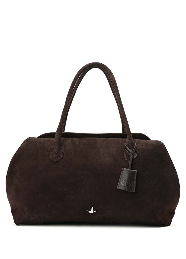 Beymen Club Brown Women's Suede Bag - 1