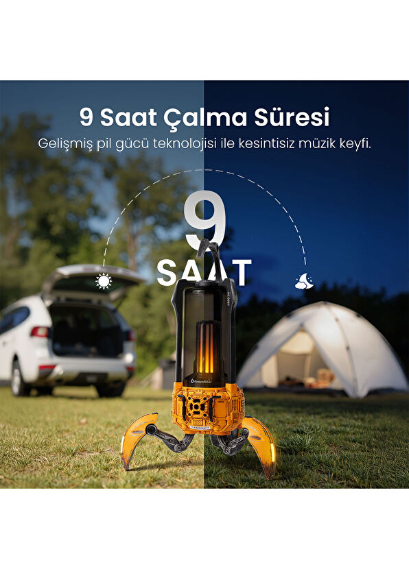 Gravastar  Süpernova Sarı Özel Seri Led Işıklı Bluetooth Hoparlör 25W  - 4