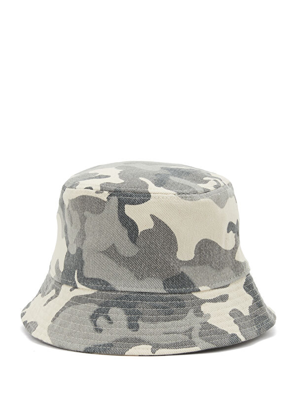 Beymen Club Beige Camouflage Patterned Men's Fisherman Hat - 1
