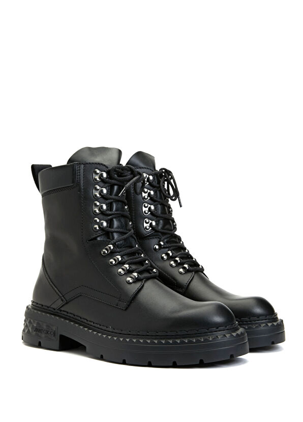 Jimmy Choo Siyah Erkek Deri Bot - 2