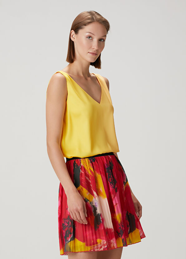 Beymen Club Sarı V Yaka Bluz - 1