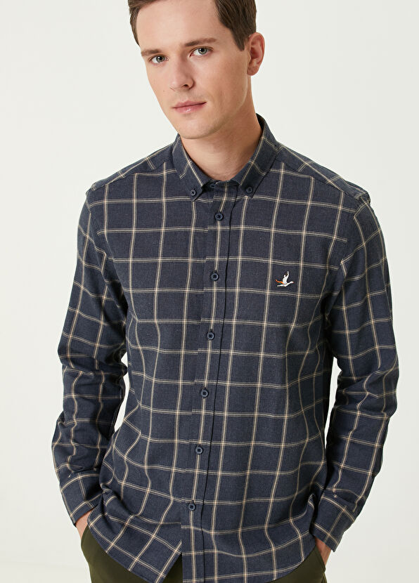 Beymen Club Comfort Fit Lacivert Gömlek - 2