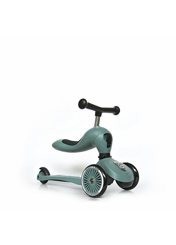 Scoot And Ride Highwaykick 1 Seat Green Child Scooter - 2