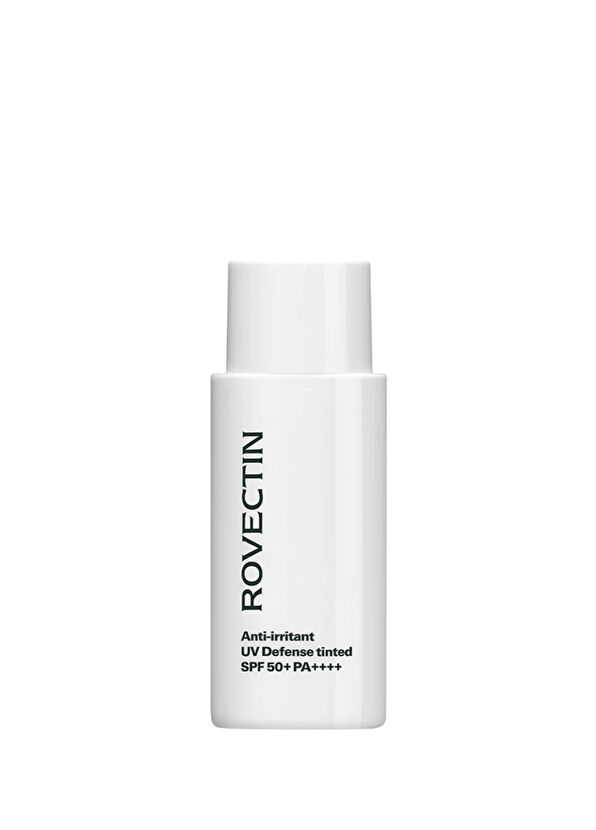 Rovectin Anti Irritant UV Defense Tinted SPF50+ PA+++ Doğal Renk Eşitleyici Mineral Güneş Koruyucu Krem 50 ml - 1