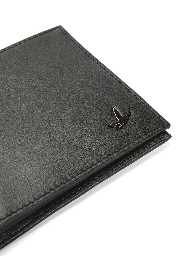 Beymen Club Bicolor Siyah Antrasit Erkek Deri Cüzdan - 4