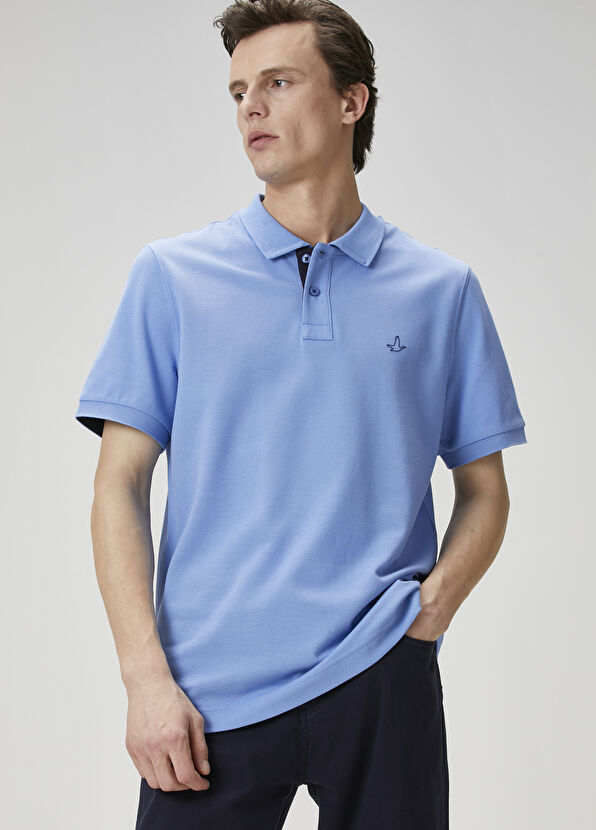 Beymen Club Mavi Polo Yaka T-shirt - 1