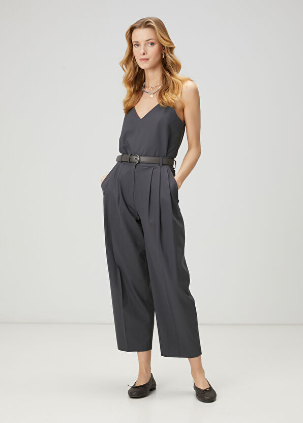 Beymen Club Anthracite Pleated Classic Trousers - 1