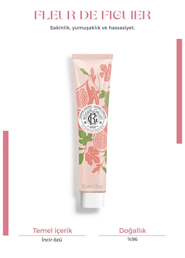 Roger&Gallet Fleur De Figuier Doğal İncir Özlü Yumuşatıcı El Kremi 30 ml - 2