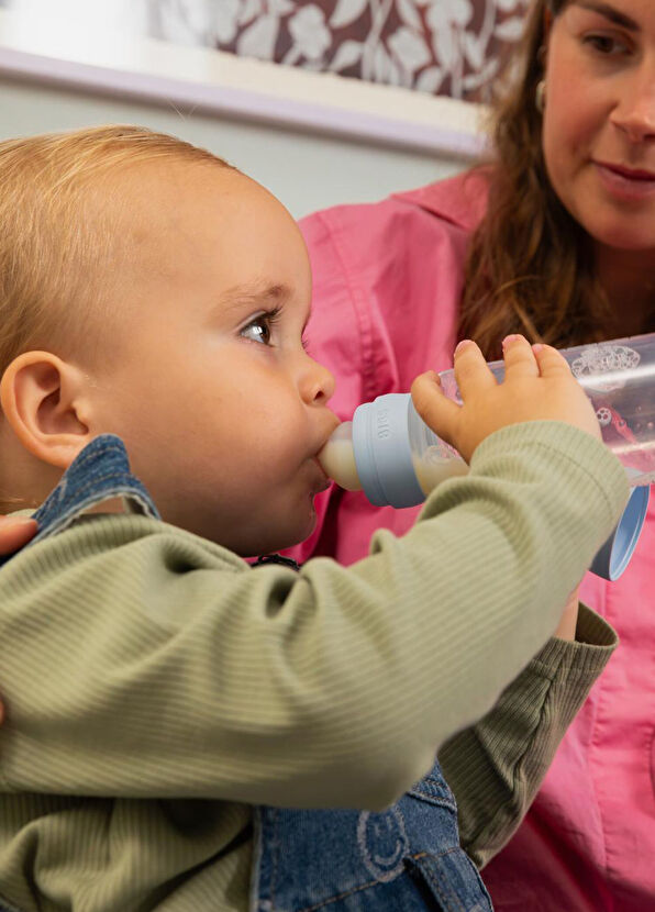 Bibs Baby PP Bottle Sage Yeşil 0-6 Ay Yavaş Akış Anti-Kolik Silikon Uçlu Biberon 150 ml - 4