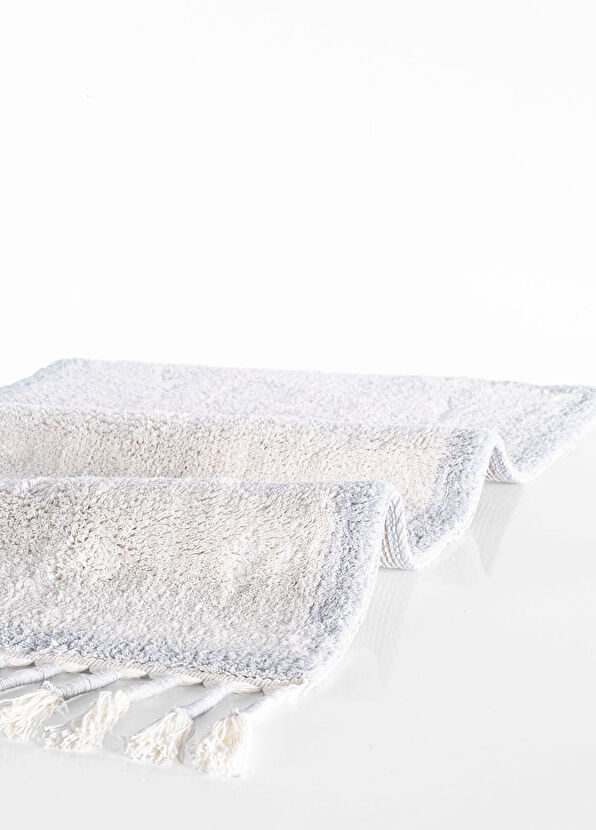 Irya Root Açık Mavi Pamuklu Banyo Paspası 60 x 100 cm - 2