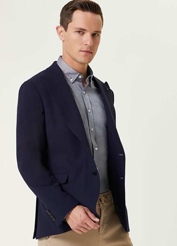 Beymen Club Lacivert Blazer - 2