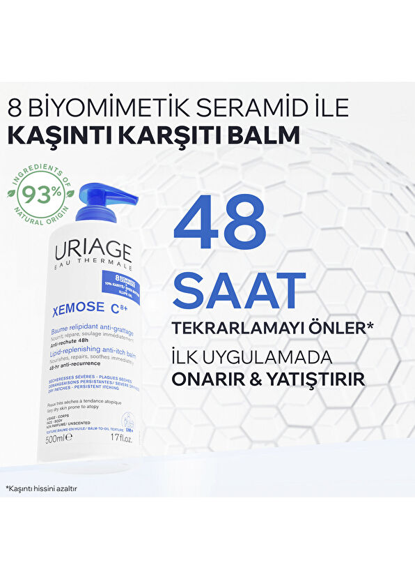 Uriage Xemose C8+ Anti-Itch Soothing Balm for Atopy-Prone and Very Dry Skin 500 ml - 2
