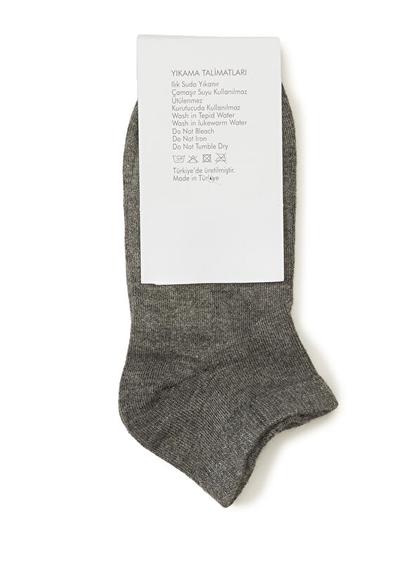 Beymen Club Grey Women's Bamboo Socks - 2