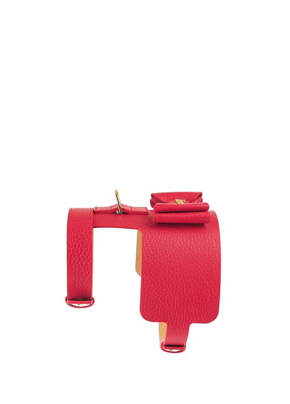 Moshiqa Bijou Red Ribbon Dog Chest Colash - 2