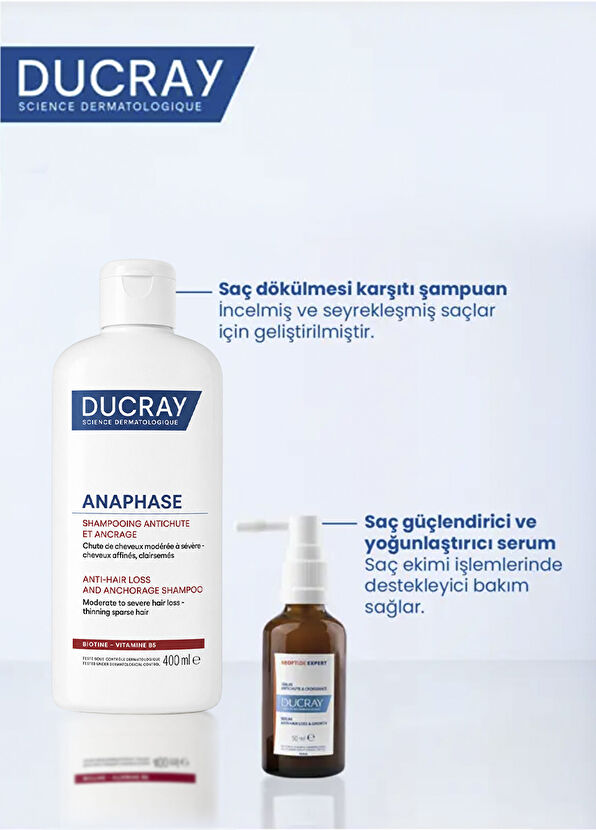 Ducray Anaphase Chronic Anti-Hair Loss Shampoo 400 ml - 3