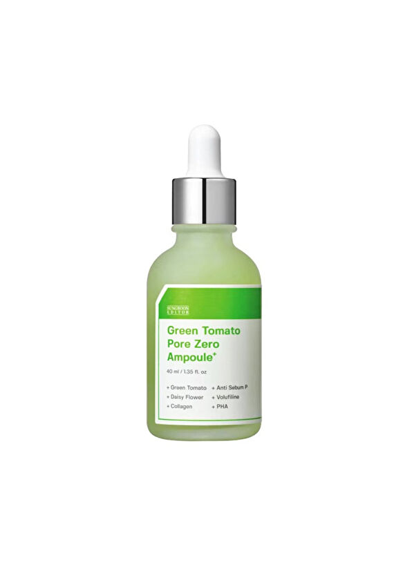 Sungboon Editor Green Tomato Pore Zero Ampoule+ Dengeleyici Cilt Serumu 40 ml - 2