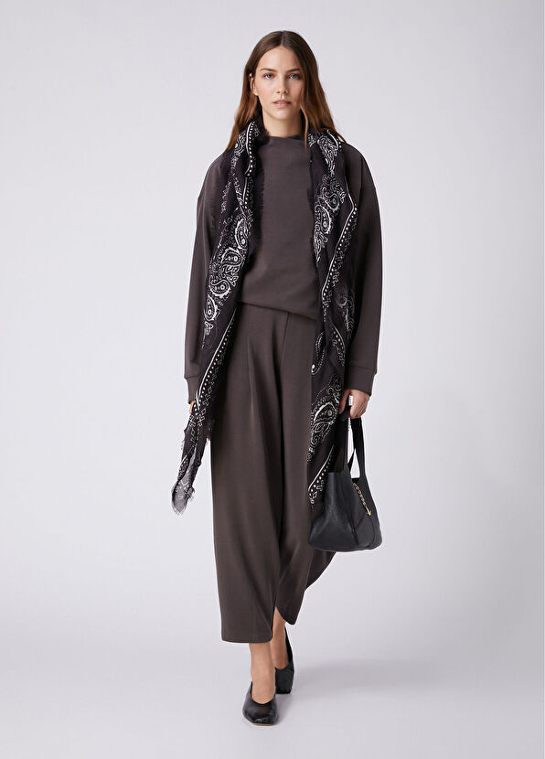 Beymen Club Kahverengi Slouchy Modal Eşofman Altı - 1