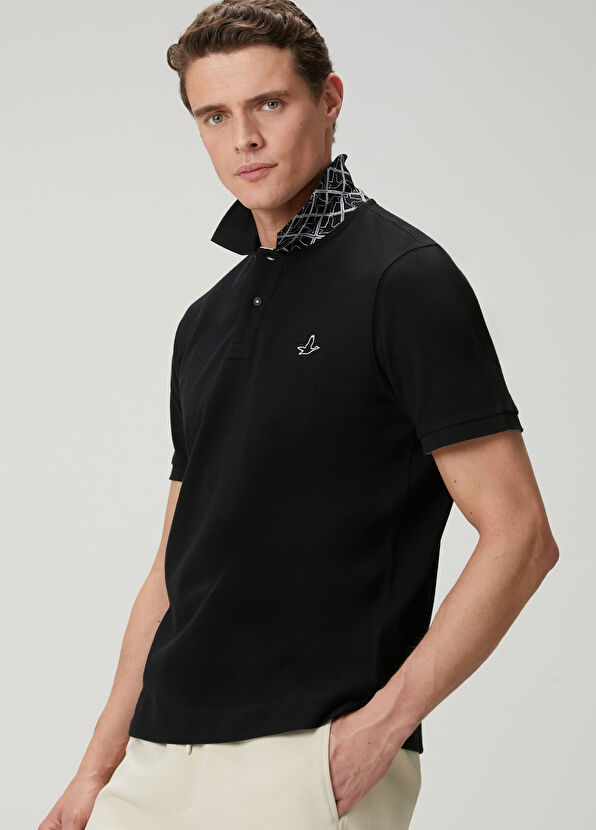 Beymen Club Comfort Fit Siyah Polo Yaka T-shirt - 2